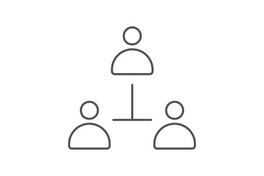 Gündem ince çizgi simgesi, vektör, piksel mükemmel, illüstratör dosyası ile buluşuluyor