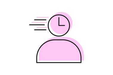 Hazırlık renk gölge ince çizgi simgesi, vektör, piksel mükemmel, illüstratör dosyası toplanıyor