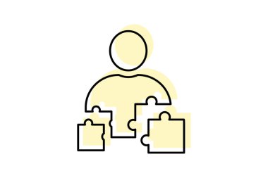 Katılım renk gölge ince çizgi simgesi, vektör, piksel mükemmel, illüstratör dosyasıyla buluşuluyor