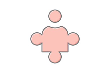 Buluşma Koordinasyon doğrusal renk simgesi, vektör, piksel mükemmel, illüstratör dosyası