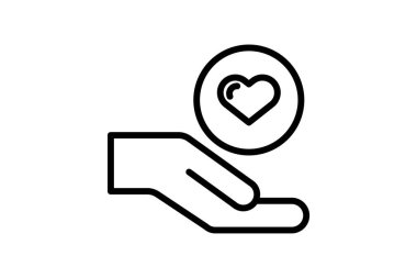 Arka satır simgesi, vektör, piksel mükemmel, resimleyici dosyası veriliyor