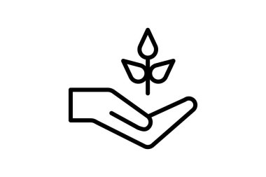 Gönüllü Rozet satır simgesi, vektör, piksel mükemmel, illüstratör dosyası