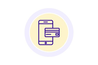 Ödeme simgesi, çevrimiçi ödeme, dijital ödeme, ödeme seçenekleri, ödeme yöntemleri çizgisi simgesi, düzenlenebilir vektör simgesi, piksel mükemmel, illüstratör ai dosyası