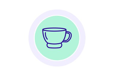 Kahve ikonu, karnaval, kutlama, ikon, festival karnaval çizgisi simgesi, düzenlenebilir vektör simgesi, piksel mükemmel, illüstratör ai dosyası