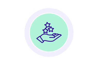 Sadakat Programı simgesi, ödül programı, müşteri sadakati, sadakat ödülleri, sadakat noktaları çizgi simgesi, düzenlenebilir vektör simgesi, piksel mükemmel, illüstratör ai dosyası