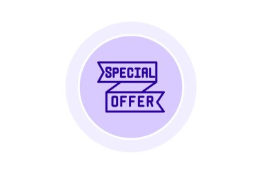 Special Offers icon, deals, discounts, promotions, savings line icon, editable vector icon, pixel perfect, illustrator ai file clipart