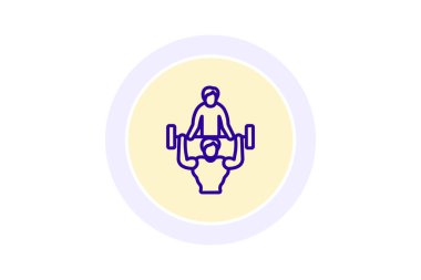 Fitness Sınıfları simgesi, sınıflar, grup, egzersiz, egzersiz, çizgi simgesi, düzenlenebilir vektör simgesi, piksel mükemmel, illüstratör ai dosyası