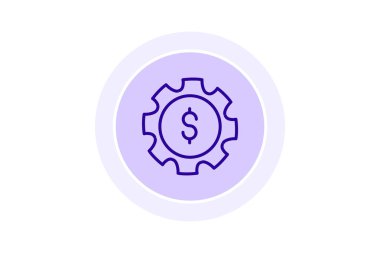 Ödeme Entegrasyon çemberi simgesi, vektör, piksel mükemmel, illüstratör dosyası