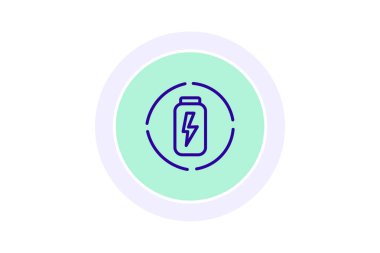 Enerji Kaydetme çemberi simgesi, vektör, piksel mükemmel, illüstratör dosyası