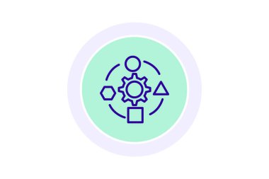 Adaptasyon çemberi simgesi, vektör, piksel mükemmel, illüstratör dosyası