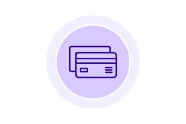 Kart, kartvizit, kart, kredi kartı, kredi kartı, vektör, illüstrasyon