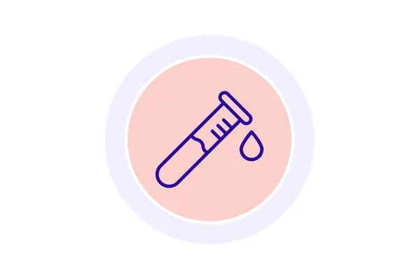 stock vector Testing Tube icon, test tube, tube, laboratory, science, editable vector, pixel perfect, illustrator ai file