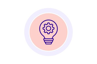 Fikir: Çember simgesi, vektör, piksel mükemmel, illüstratör dosyası