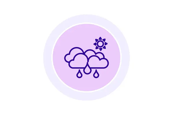 stock vector Weather Patterns icon, weather, patterns, icon, atmospheric line icon, editable vector icon, pixel perfect, illustrator ai file