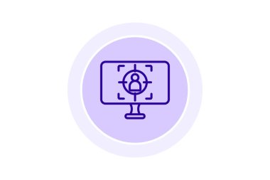 Kullanıcı Odaklı Tasarım simgesi, odaklanmış, tasarım, deneyim, arayüz çizgisi simgesi, düzenlenebilir vektör simgesi, piksel mükemmel, illüstratör ai dosyası