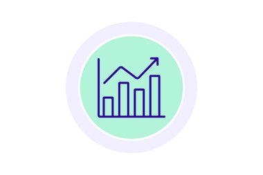 Ticari Büyüme Umutları çizgi simgesi, vektör, piksel mükemmel, illüstratör dosyası