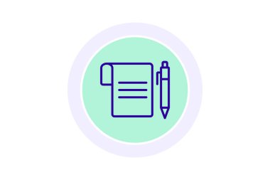 Ticaret Birliği çizgi simgesi, vektör, piksel mükemmel, illüstratör dosyası