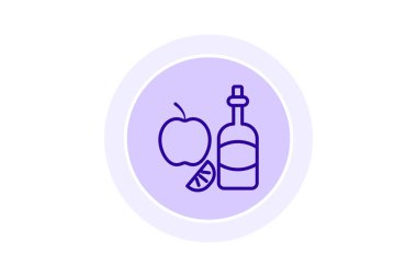 Elma şarabı ikonu, elma şarabı, sürahi, içecek, şükran günü çizgisi simgesi, düzenlenebilir vektör simgesi, piksel mükemmel, illüstratör ai dosyası