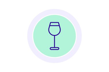 Şarap kadehi simgesi, cam, şükran günü, içki, alkol çizgisi simgesi, düzenlenebilir vektör simgesi, piksel mükemmel, illüstratör ai dosyası