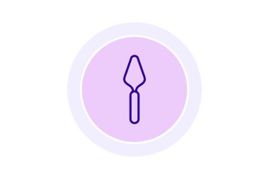 Pie Sunucu simgesi, sunucu, şükran günü, tatlı, çatal bıçak çizgisi simgesi, düzenlenebilir vektör simgesi, piksel mükemmel, illüstratör ai dosyası