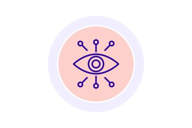 Paylaşılan Vizyon simgesi, görme, paylaşım, işbirliği, ortaklık çizgisi simgesi, düzenlenebilir vektör simgesi, piksel mükemmel, illüstratör ai dosyası