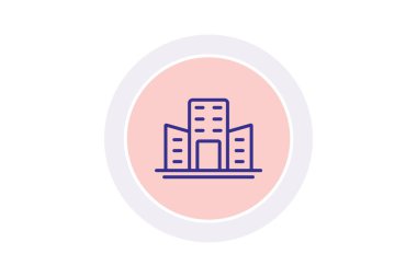 Ofis İnşa Satırı simgesi, vektör, piksel mükemmel, illüstratör dosyası