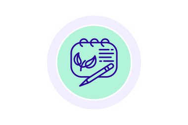 Çevre Planlama simgesi, planlama, çevre, strateji, kalkınma çizgisi simgesi, düzenlenebilir vektör simgesi, piksel mükemmel, illüstratör ai dosyası