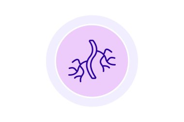 Kan damarları çizgi simgesi, vektör, piksel mükemmel, illüstratör dosyası