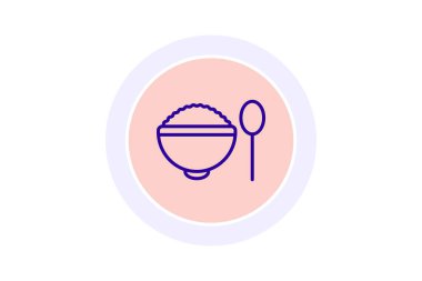 Gıda simgesinin vektör illüstrasyonu