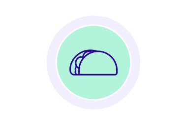 Beyaz arka planda izole edilmiş bir Paskalya yumurtası simgesi. Mutlu Paskalyalar. Vektör.