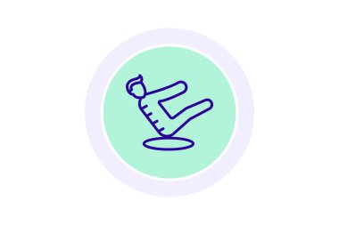 Beyaz arkaplanda izole edilmiş bahçe tırmığı simgesi. Bahçıvanlık, tarım, çiftçilik için bir araç. zemin ekimi vektör illüstrasyonu.