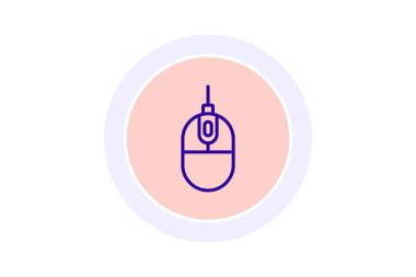 Bilgisayar Fare simgesi, fare, teknoloji, tıklama, imleç satırı simgesi, düzenlenebilir vektör simgesi, piksel mükemmel, illüstratör ai dosyası