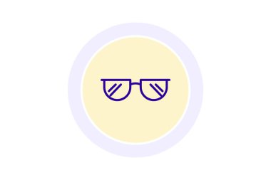 Baba Gözlüğü simgesi, gözlük, gözlük, görüş, baba satırı simgesi, düzenlenebilir vektör simgesi, piksel mükemmel, illüstratör ai dosyası