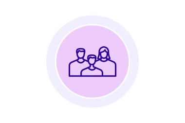 Aile Toplama simgesi, kutlama, ikon, aile buluşması, festival koleksiyonu simgesi, düzenlenebilir vektör simgesi, piksel mükemmel, illüstratör ai dosyası
