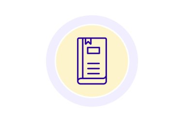 Kitap simgesi, edebiyat, okuma, kütüphane, roman satırı simgesi, düzenlenebilir vektör simgesi, piksel mükemmel, illüstratör ai dosyası