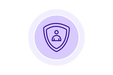 Siber Muhafız simgesi, koruyucu, güvenlik, koruma, dijital çizgi simgesi, düzenlenebilir vektör simgesi, piksel mükemmel, illüstratör ai dosyası