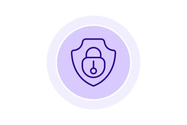 Güvenli Erişim simgesi, erişim, güvenlik, koruma, siber satır simgesi, düzenlenebilir vektör simgesi, piksel mükemmel, illüstratör ai dosyası