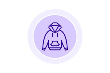 Hacker Hoodie simgesi, kapüşonlu, siber, güvenlik, dijital çizgi simgesi, düzenlenebilir vektör simgesi, piksel mükemmel, illüstratör ai dosyası