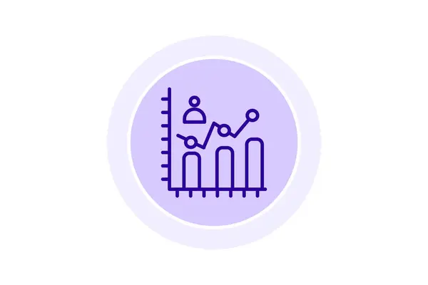 stock vector Progress Tracking icon, progress monitoring, progress assessment, progress evaluation, progress measurement line icon, editable vector icon, pixel perfect, illustrator ai file