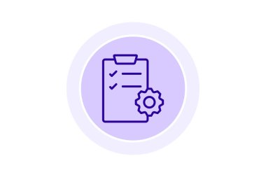 Proje Yönetimi simgesi, proje yönetimi simgesi, proje yönetimi illüstrasyonu, proje yönetimi konsepti, düzenlenebilir vektör, piksel mükemmel, illüstratör ai dosyası