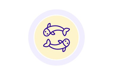 Koi Balığı simgesi, balık, gölet, su, Japon çizgi simgesi, düzenlenebilir vektör simgesi, piksel mükemmel, illüstratör ai dosyası