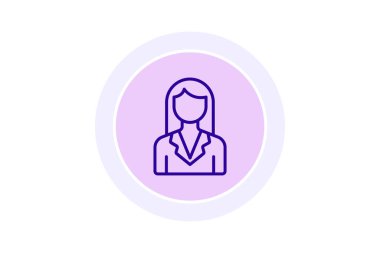 Business Woman simgesi, kadın, simge, sembol, kadın, düzenlenebilir vektör, piksel mükemmel, illüstratör ai dosyası