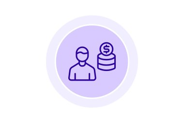 İş Lideri simgesi, lider, girişimci, yönetici, ceo, düzenlenebilir vektör, piksel mükemmel, illüstratör ai dosyası