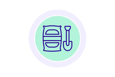 Materyal satır simgesi, vektör, piksel mükemmel, illüstratör dosyası oluşturuluyor