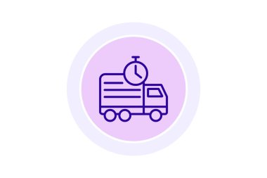 Alışveriş Ekspresi simgesi, alışveriş, ekspres, hızlı dağıtım, uygun satır simgesi, düzenlenebilir vektör simgesi, piksel mükemmel, illüstratör ai dosyası