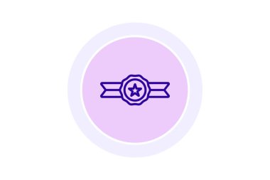 Performans kurdele simgesi, kurdele, ödül, tanınma, teşvik, düzenlenebilir vektör, piksel mükemmel, illüstratör ai dosyası