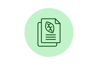 Çevresel Farkındalık Çizgisi simgesi, vektör, piksel mükemmel, illüstratör dosyası