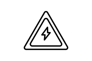 Enerji Kaydetme Voltaj çizgisi simgesi, vektör, piksel mükemmel, illüstratör dosyası