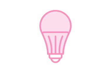 Enerji Kaydetme Ampulü duoton çizgi simgesi, vektör, piksel mükemmel, illüstratör dosyası