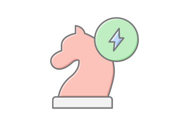 Enerji Kaydetme Stratejileri doğrusal renk simgesi, vektör, piksel mükemmel, illüstratör dosyası